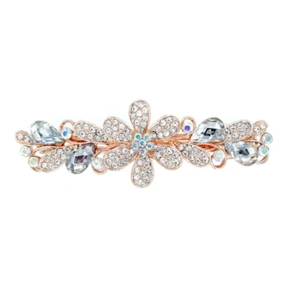 Image of yangzerang Glitter Rhinestone Metal Crystal Alligator Snap Hair Clips Pins Makeup Accessories for Women Girl