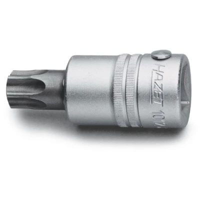 Image of HAZET 1012 T80 Torx Profile T 80 Screwdriver Socket Set CVD Tin Coated