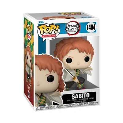 Image of Funko POP! Animation: Demon Slayer Sabito (No Mask) Collectable Vinyl Figure Gift Idea Official Merchandise Toys for Kids &amp; Adults Anime Fans Model Collectors and Display