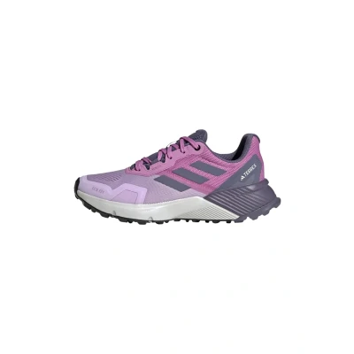 Image of adidas Women&#039;s Terrex Soulstride RAIN.RDY Trail Running Shoes, Preloved Purple/Preloved Violet/Powder Plum, 8 UK