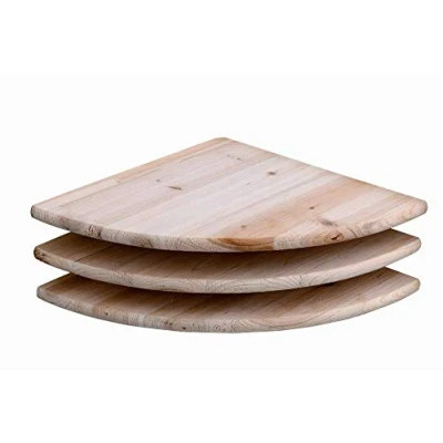 Image of Core Products, 3 Pack Pine Corner Shelf Kit 12 Inch,Sanded Timber,CS112/3