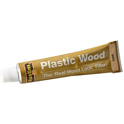 Image of RUSTINS 2 X Plastic Wood Tube Oak RUSPWTUBEO