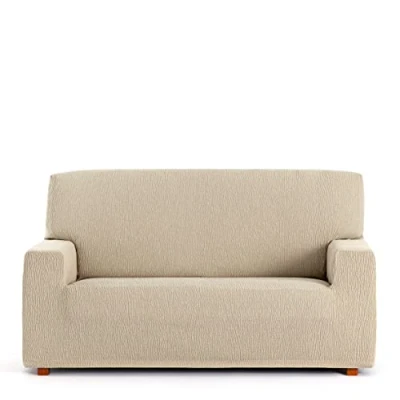 Image of Eysa Llion Sofa Cover, Lycra, Ecru 0, 2 Seater