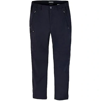 Image of Craghoppers Mens Expert Kiwi Pro Stretch Trousers, Dark Navy, Size 34&quot;