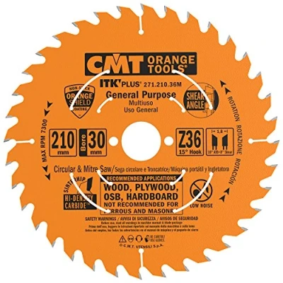 Image of CMT 271.210.36 M Circular Saw ITK Plus HW 210 x 1.8 30 (+ 25) Z = 36
