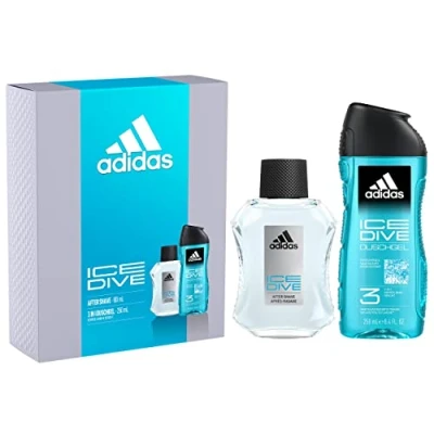 Image of adidas Ice Dive Giftset including an Eau de Toilette 100ml and Shower Gel 250ml