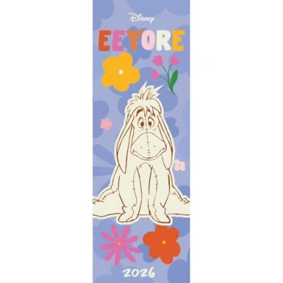 Image of 2026 CALENDAR DISNEY EEYORE MONTH TO VIEW SLIM WALL OFFICIAL PRODUCT