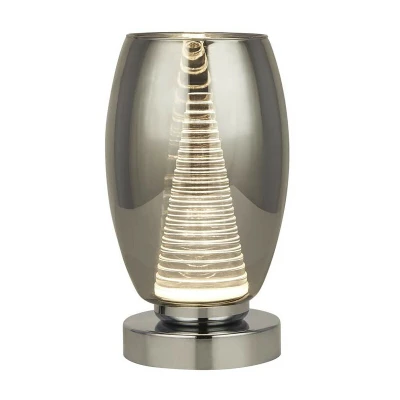 Image of Cyclone 1 Light Table Lamp, Smoked Glass 3000K