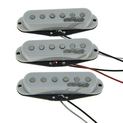 Image of Wilkinson Lic White ST Strat Vintage Voice Single Coil Pickups Guitar for Stratocaster