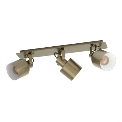 Image of EGLO Southery downlight 3 bulb brushed cream gold