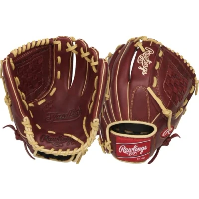 Image of Rawlings Sandlot Series Leather Basket Web Baseball Glove, 12&quot;, Right Hand Throw
