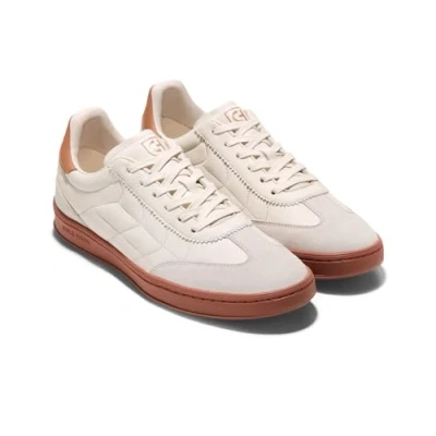 Image of Cole Haan Mens Grandpro Breakaway Court Trainers Taupe 10 UK