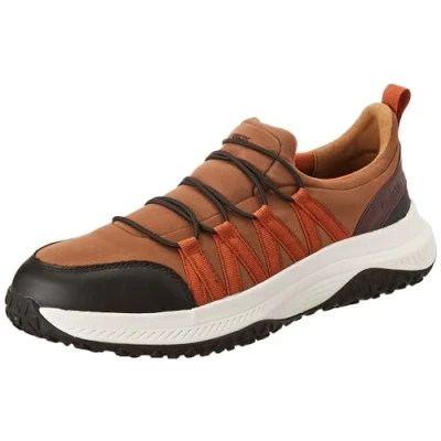 Image of Geox Women&#039;s D Oliviera + Grip A Sneaker, Toffee Black, 5 UK