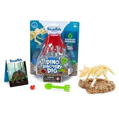 Image of Learning Resources GeoSafari Jr. Dino Discovery Dig Triceratops, Ages 4+