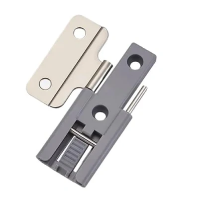 Image of 4pcs Wardrobe Folding Door Hinge Bi fold Closet Cabinet Cupboard Tracked Hanging Sliding