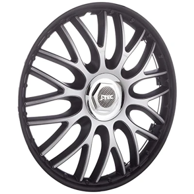 Image of J Tec J16594 wheel covers Orden,black + chrome ring,16 inch