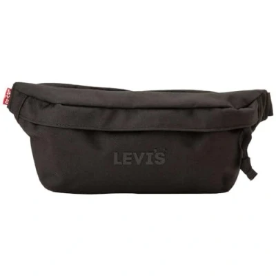 Image of Levi&#039;s Small Banana Sling Headline LOGO Unisex Bum bag, Size: One Size, Regular black