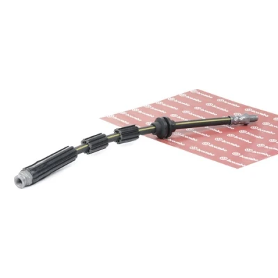 Image of 51800680 Brake Hose BREMBO T 23 181 385mm F10X1 FIAT: 500 Hatchback, Panda III ABARTH: / 595 695 Hatchback