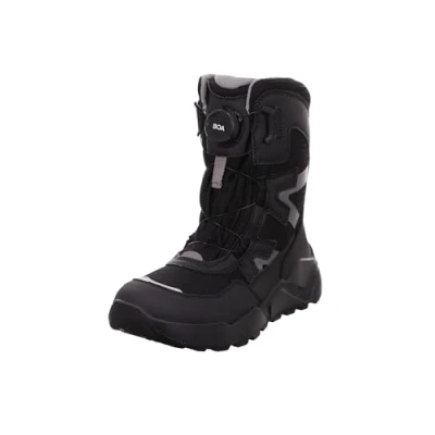 Image of Superfit Rocket Winter boots for kids, Size: 2, Schwarz/grau Textile/synthetics