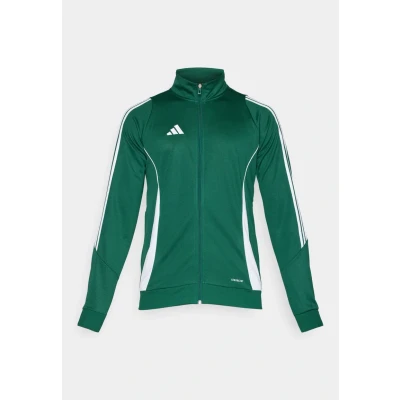 Image of adidas Performance TIRO Jacket Training jacket, Men&#039;s, Size: Small, Team dark green/white
