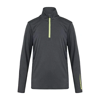 Image of Canterbury Boy&#039;s Vapodri 1st Layer Long Sleeve Top, Dark Grey Marl, Age 10 (M)