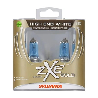 Image of SYLVANIA 9003 SilverStar zXe GOLD Headlight Bulb