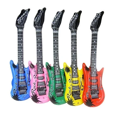 Image of Glowtopia Inflatable Guitar Blow Up Party Prop Photo Booth (4 Pack)