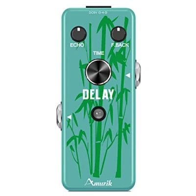Image of Amuzik Analog Delay Pedal Guitar Effects Pedals Vintage Effect with True Bypass Full Metal Shell Switching
