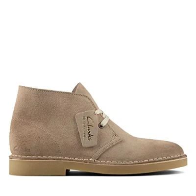 Image of Clarks Desert Womens Brown Boots Suede Size UK 5.5