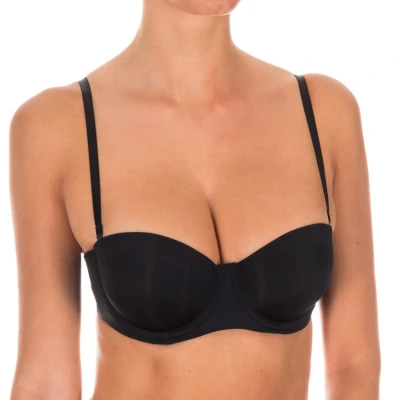 Image of Calvin Klein Womens Balconette bra Black Nylon Size 34DD