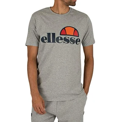 Image of ellesse Prado Men&#039;s T Shirt, mens, Shirt Grey (Athletic Grey) Medium