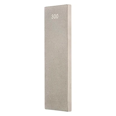 Image of Trend Diamond Sharpening Bench Stone, 6 x 2 Inch, Double Sided 300/1000 Grit Stone with Cleaning Block &amp; Non Slip Mat, DWS/W6/FC