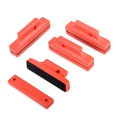 Image of Winjun Strong Magnetism Anti Rust Strip Magnet Holder with Scratch Buffer for Auto Vinyl Wrap/Tint Film and Sign Mark Graphics Positioning Tools, Pack of 4