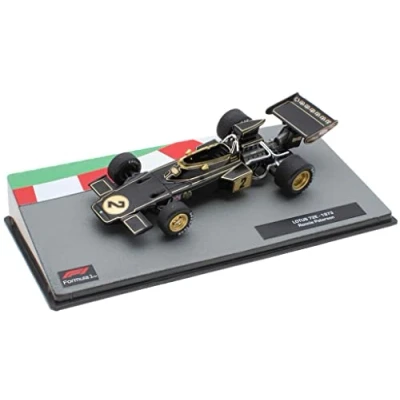 Image of OPO 10 Formula 1 1/43 miniature car compatible with LOTUS 72E 1973 Ronnie Peterson FD142