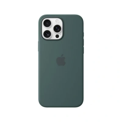 Image of Apple Silicone Back Cover Green MagSafe iPhone 16 Pro Max