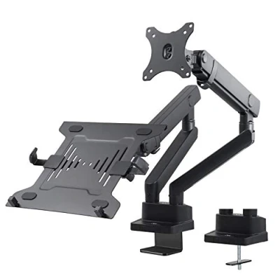 Image of Maclean MC813 Monitor Mount With Gas Spring Laptop Stand VESA 75x75 100x100 17 &quot; 32&quot; For 1 Holder (MC813 Arm)