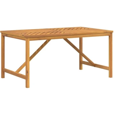 Image of vidaXL Garden Dining Table 150x90x74 cm Solid Wood Acacia