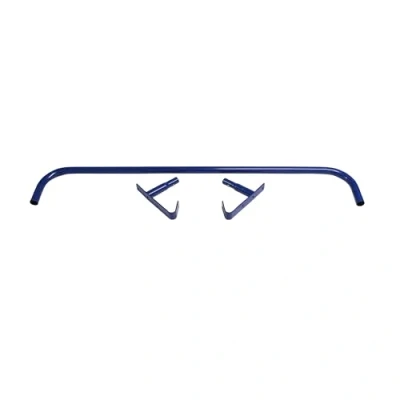 Image of Horse Stable Drying Rug Rack (Hanger Rail Blanket Holder Black Blue Purple Red) (Blue)