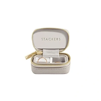 Image of Stackers Taupe Petite Travel Jewellery Box