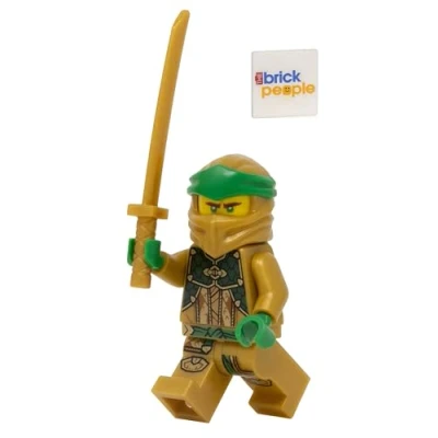 Image of LEGO Ninjago: Golden Ninja Lloyd Garmadon Minfiigure with Katana