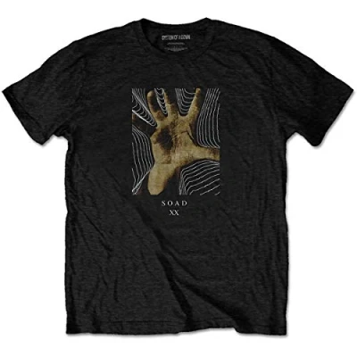 Image of Band Monkey System of A Down Unisex T Shirt 20 Years Hand Multicoloured