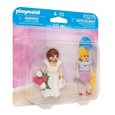 Image of Playmobil 70275 Princess and Tailor Duo Pack, Fun Imaginative Role Play, PlaySets Suitable for Children Ages 4+