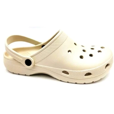 Image of Ladies Womens Mules Slippers Nursing Garden Beach Hospital Clogs Shoes Sandals Beige
