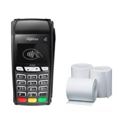Image of Replacement Receipt Paper for Ingenico ICT 250 Payment Device, 20 Rolls