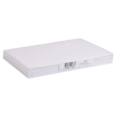 Image of Clairefontaine Ref 93734C White Grained Drawing Paper (Pack 10 Sheets) 75 x 110cm Sized, 224gsm Paper, &amp; Acid Free, pH Neutral