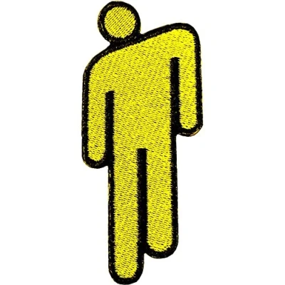 Image of Billie Eilish Patch Blohsh Yellow Official Taille unique
