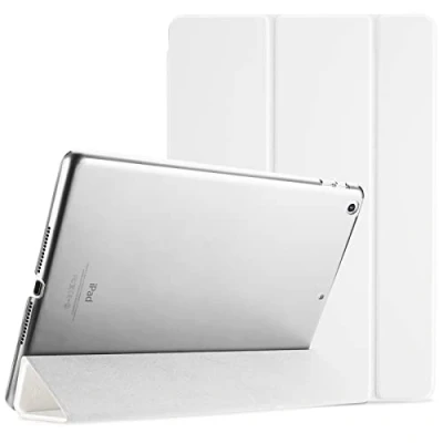 Image of ProCase Smart Case for iPad 6th/iPad 5th Generation/iPad 9.7 Inch 2018 2017(Model: A1893 A1954 A1822 A1823), Ultra Slim Lightweight Stand with Translucent Frosted Back White