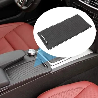 Image of Konuooer Centre Console Roller Blind Cover for W204 W212 Interior Frame Trim A20468076079051 C Calss Merce des S204 E Class S212 A207 C220