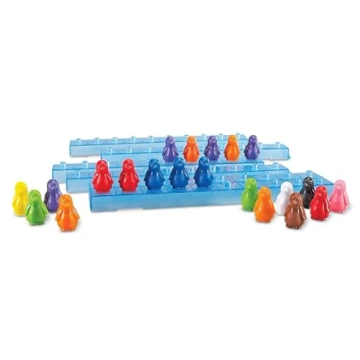 Image of Learning Resources Penguins on Ice Maths Activity Set