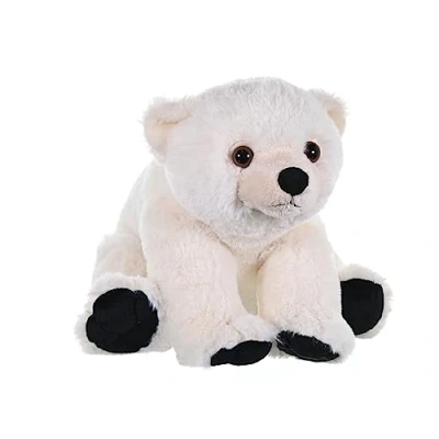 Image of Wild Republic Polar Bear Baby Plush Soft Toy, Cuddlekins Cuddly Toys, Gifts for Kids 30 cm
